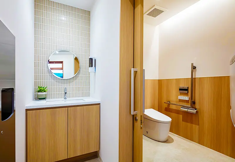 独立洗面台＆お手洗い