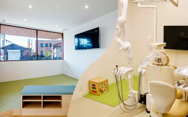 キッズスペースとファミリールーム